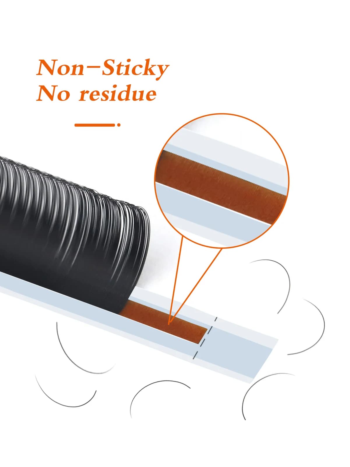 ขนตาต่อ Silk Individual Classic สีดำ 12 แถว