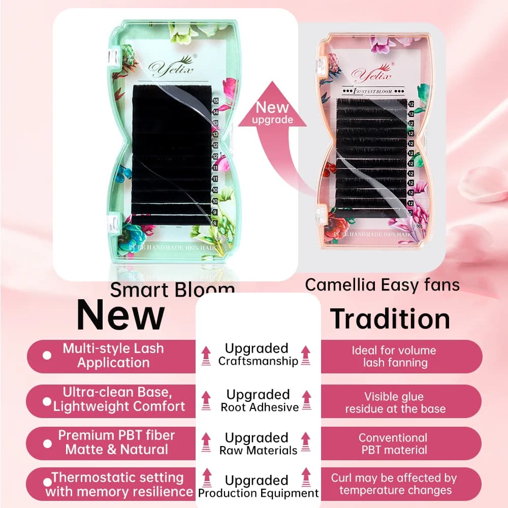 ขนตา Easy Fanning Smart Bloom ความยาวผสม