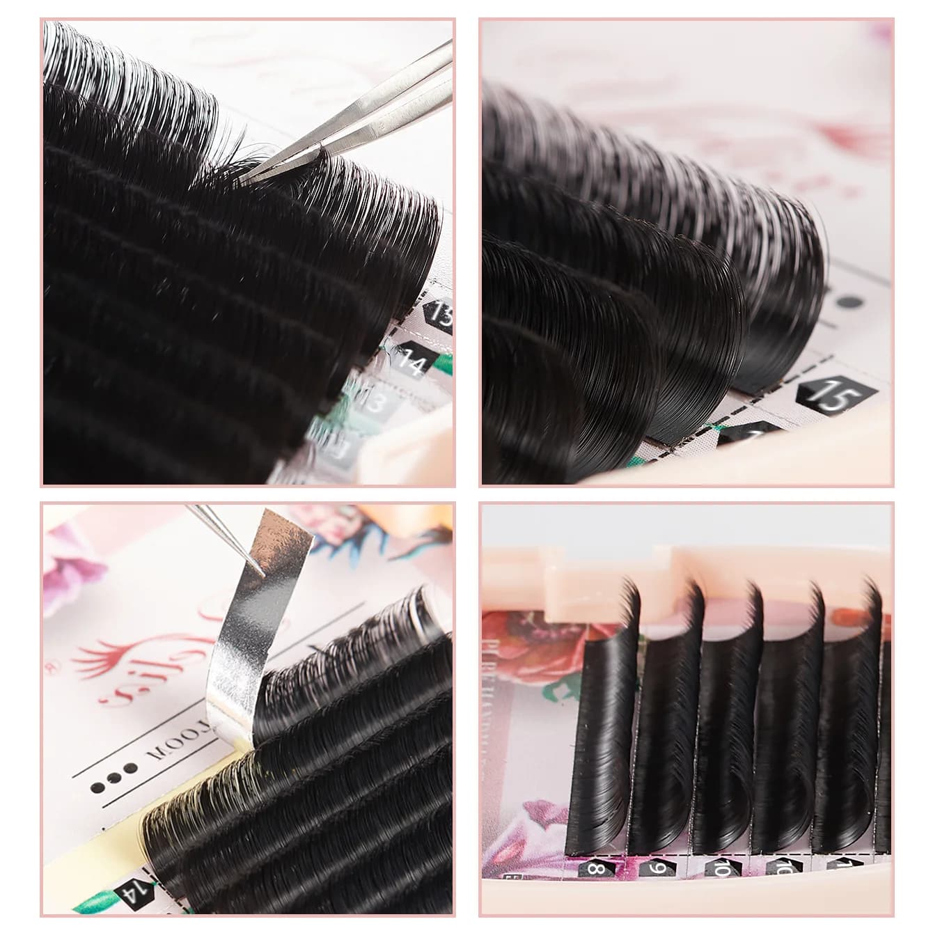 Easy Fan Mega Volume Eyelash Extensions, 0.03/0.05mm