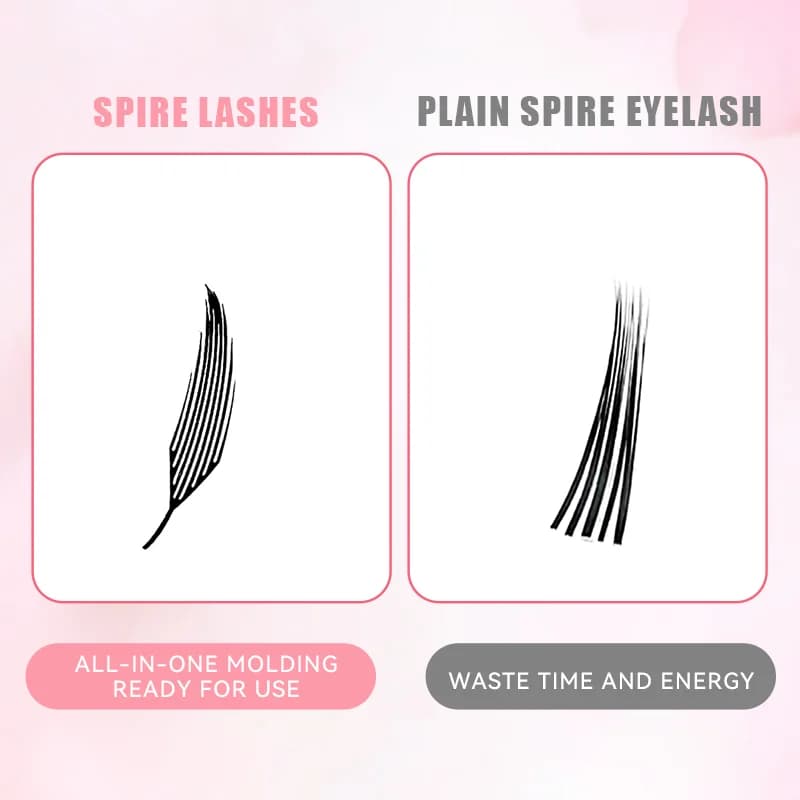 ขนตาต่อพรีเมด รูปทรง Spire Bloom