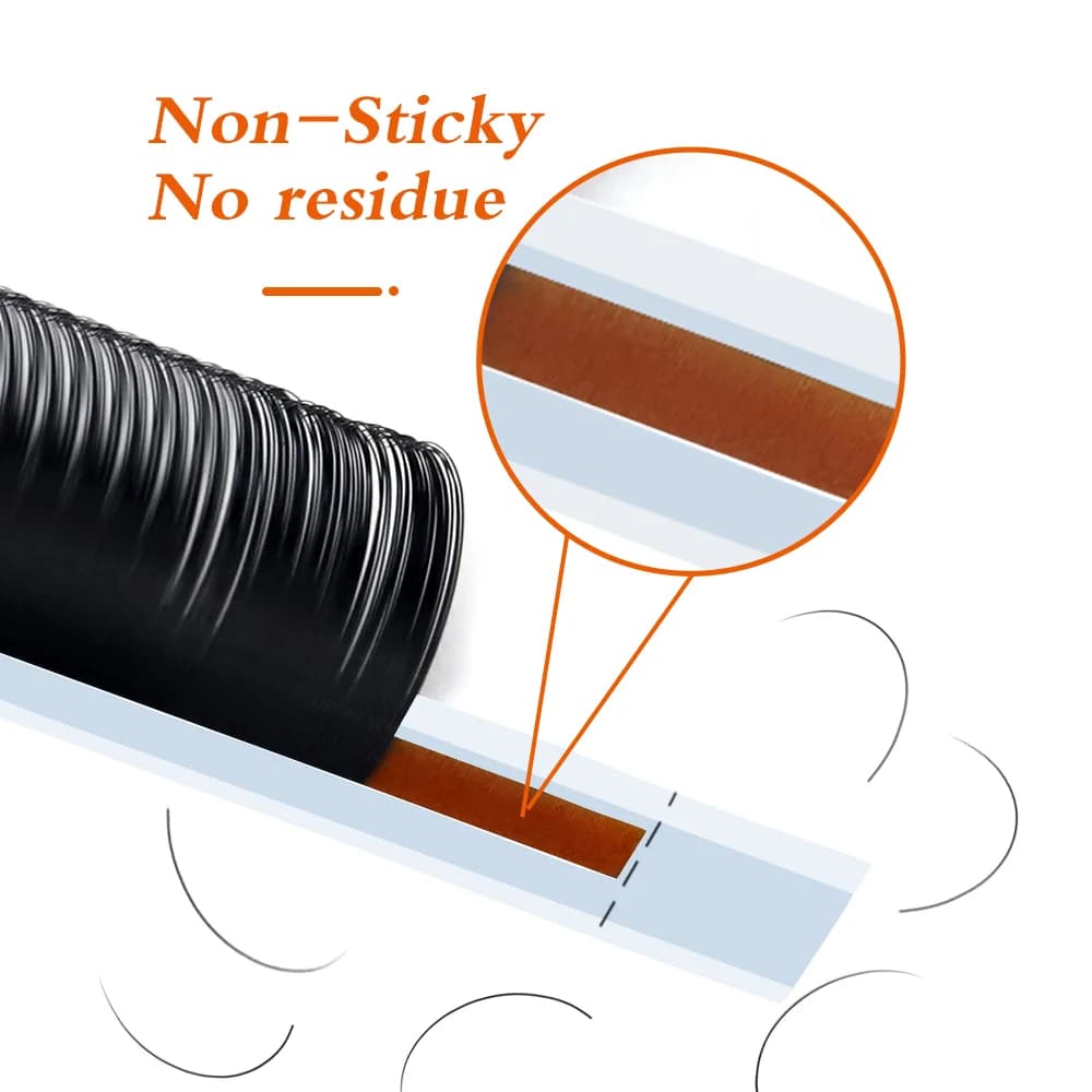 ขนตาต่อ Silk Individual สำหรับเทคนิค Russian Volume