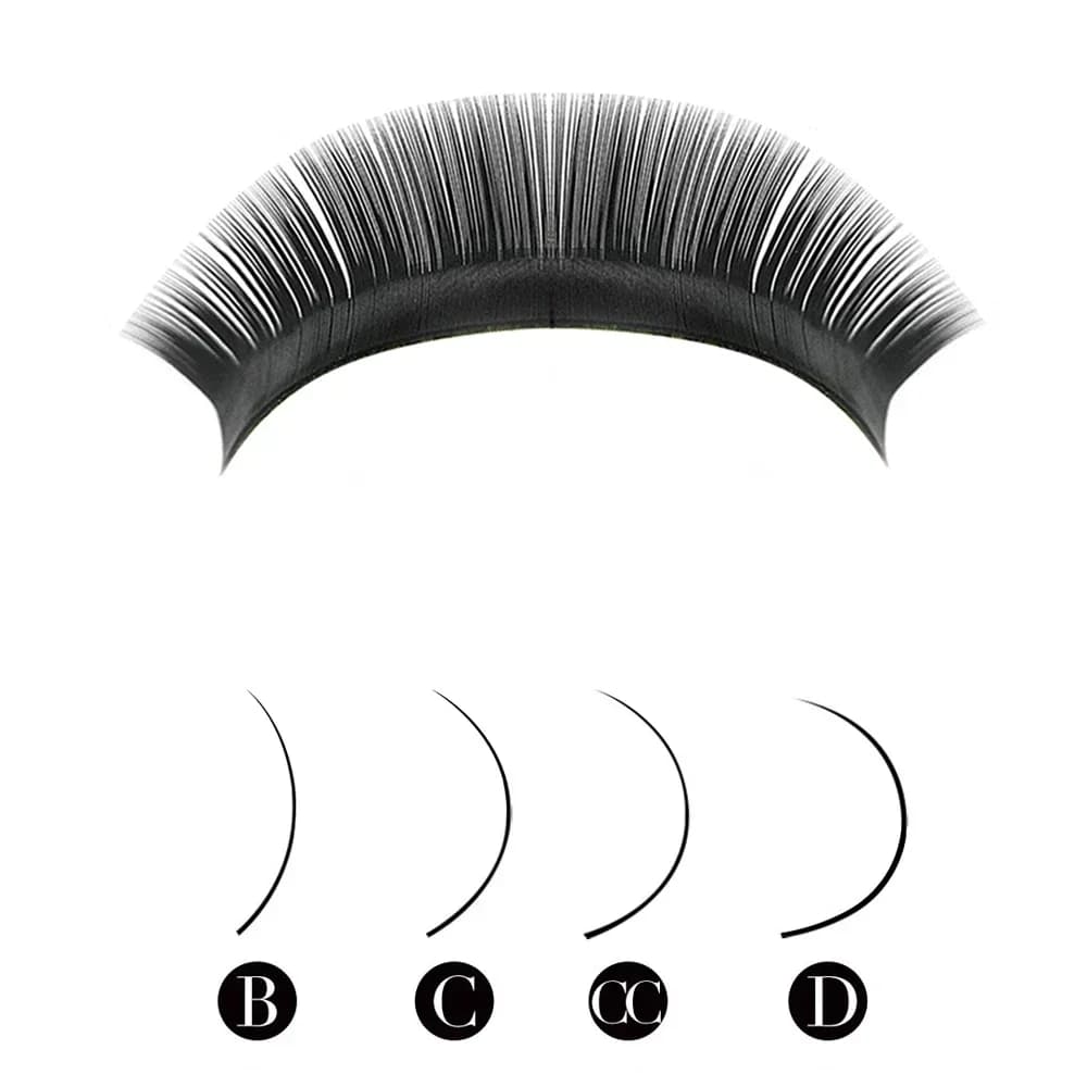 ขนตาต่อแบบพัดวอลลุ่มบานง่าย (Easy Fanning) 8-25mm