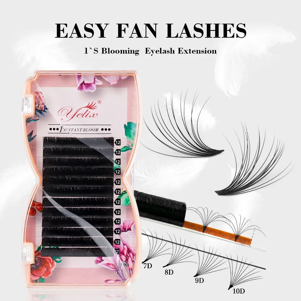 Easy Fan Mega Volume Eyelash Extensions, 0.03/0.05mm