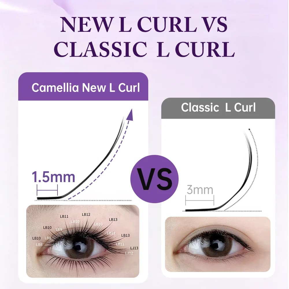 ขนตาต่อ Camellia แบบ Volume นุ่มละมุน ดูธรรมชาติ
